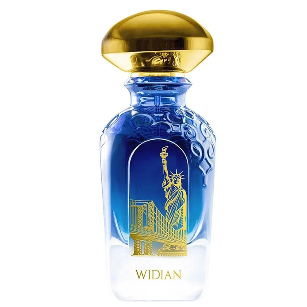 Widian Aj Arabia Sapphire Collection New York Parfum manufacturer bottle, linked from the supplied product catalogue.