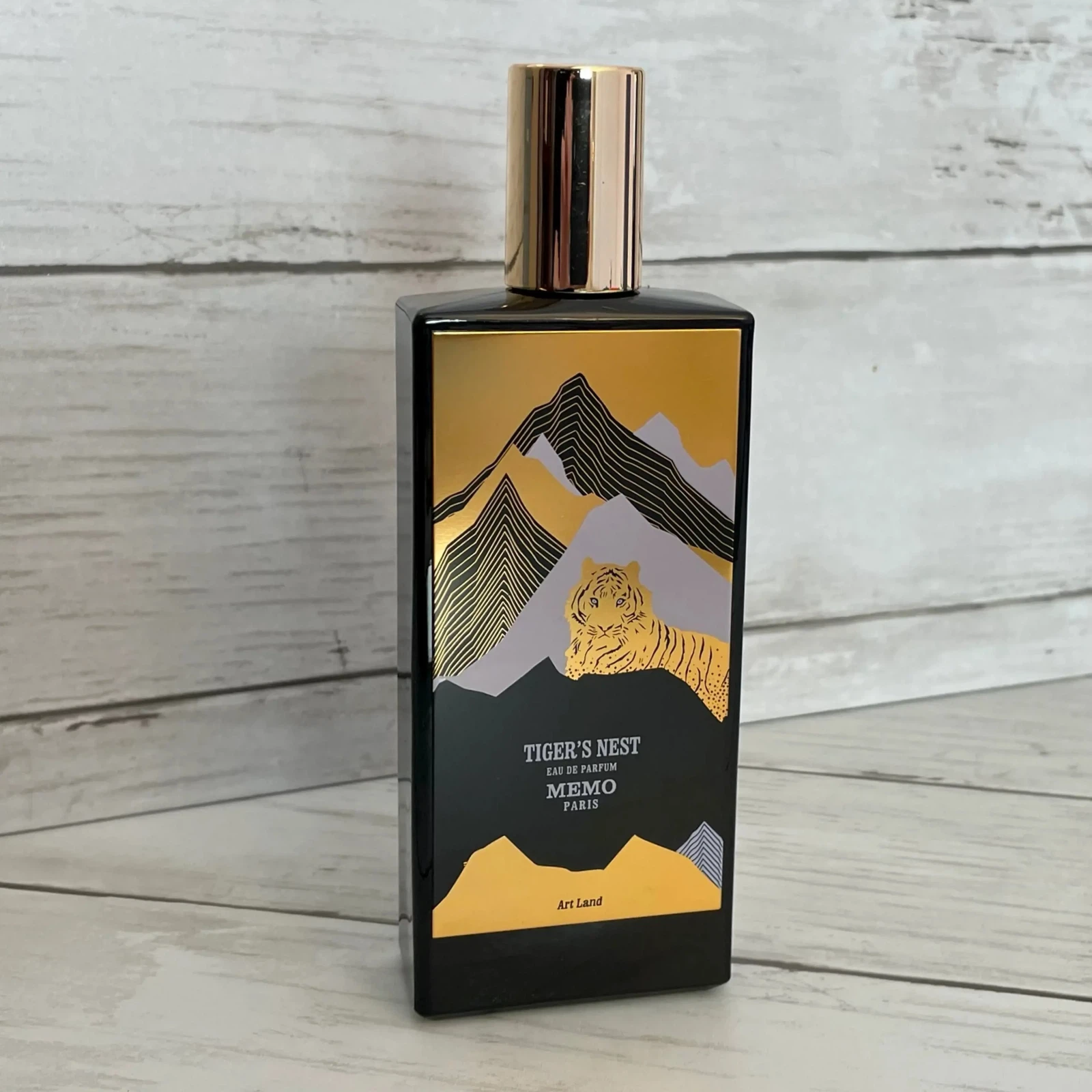 Memo Fleurs Bohemes Tiger's Nest manufacturer bottle, linked from the supplied product catalogue.