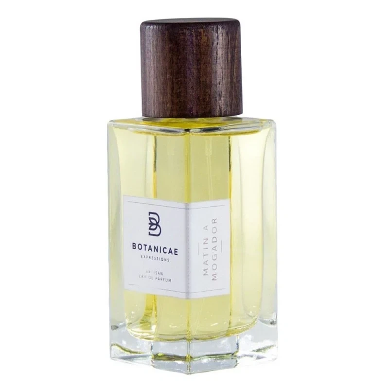 Botanicae MATIN A MOGADOR manufacturer bottle, linked from the supplied product catalogue.