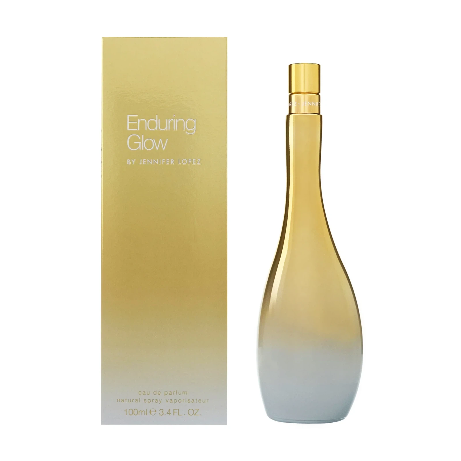 Jennifer Lopez Enduring Glow manufacturer bottle, linked from the supplied product catalogue.