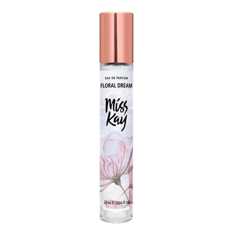 Miss Kay Floral Dream manufacturer bottle, linked from the supplied product catalogue.