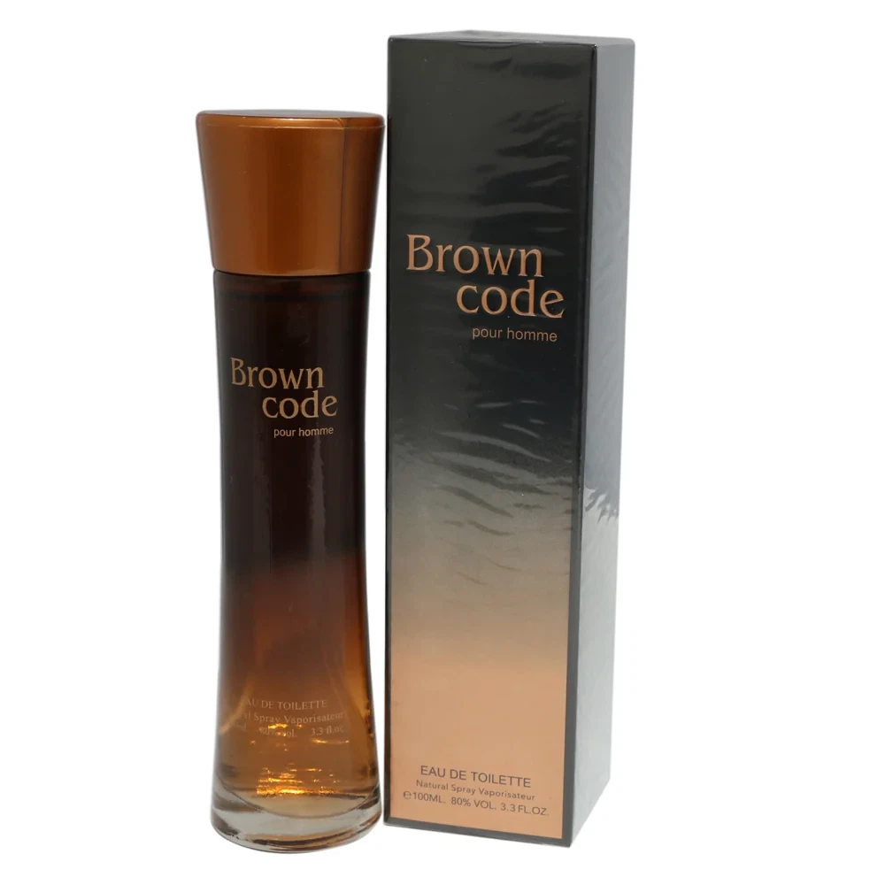 Sniff Brown Code Pour Homme manufacturer bottle, linked from the supplied product catalogue.