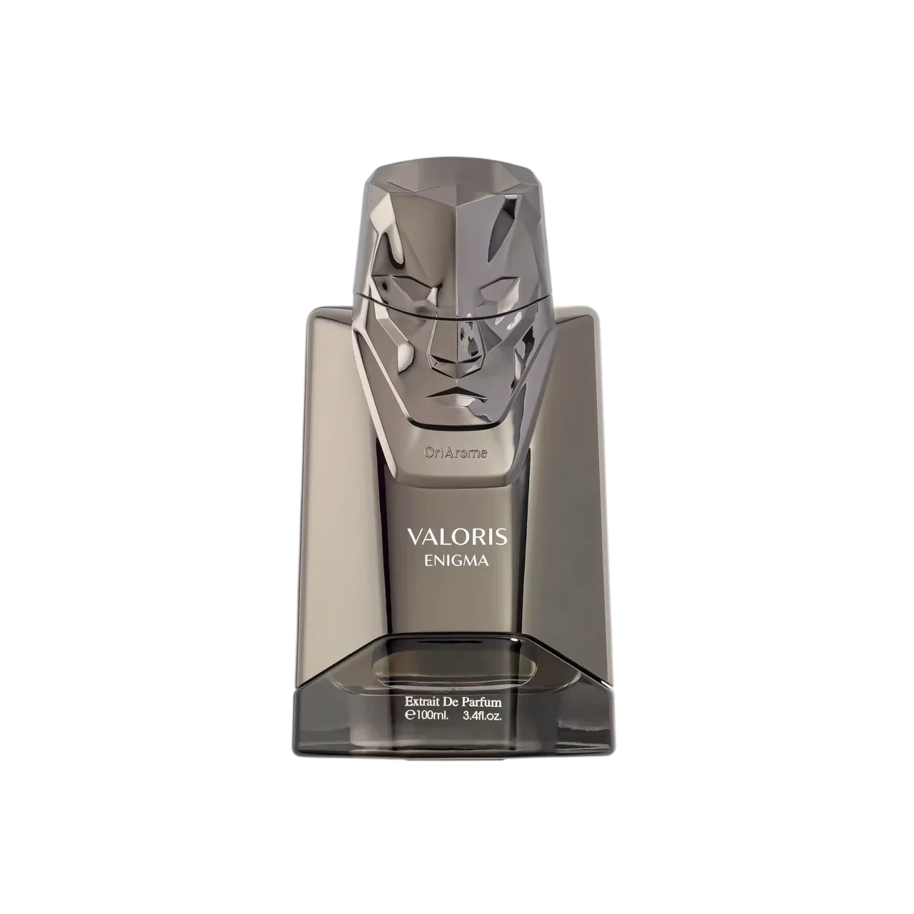 Oriarome Valoris Enigma Oriental Woody manufacturer bottle, linked from the supplied product catalogue.