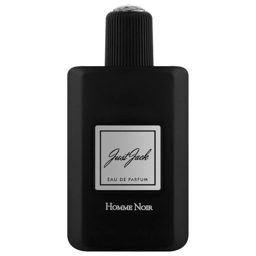 Just Jack Homme Noir manufacturer bottle, linked from the supplied product catalogue.