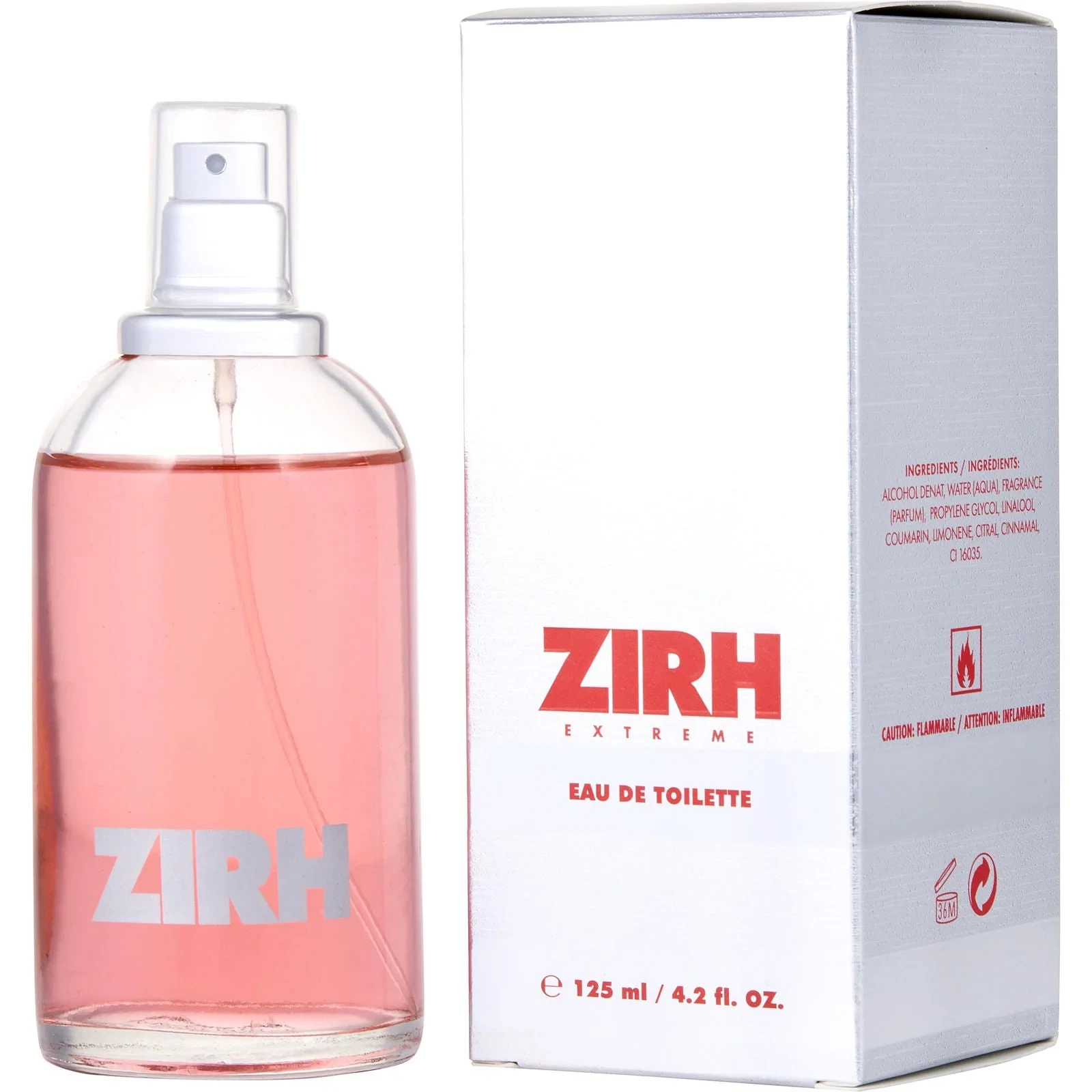 Zirh Extreme manufacturer bottle, linked from the supplied product catalogue.