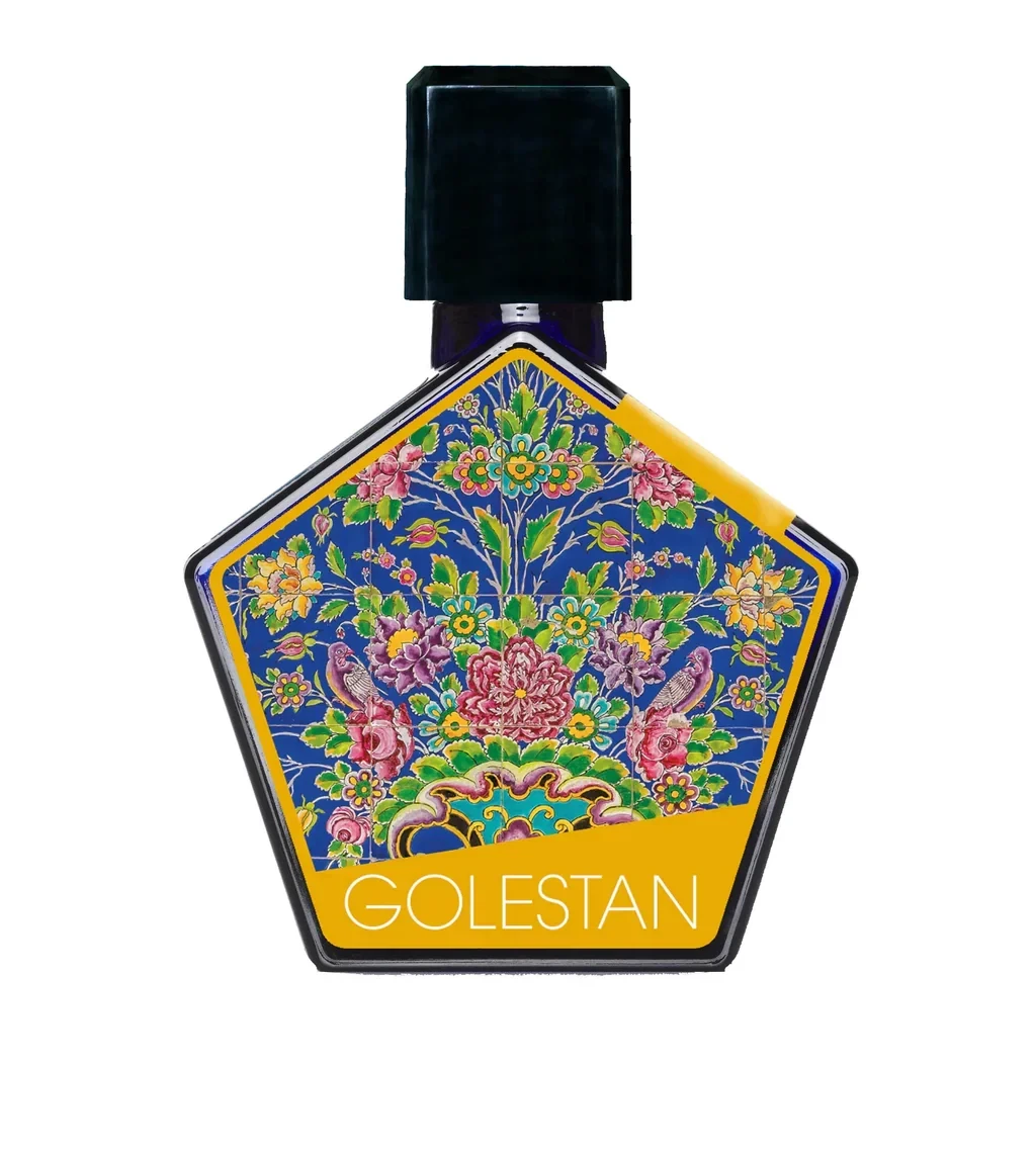 Tauer Golestan Floral manufacturer bottle, linked from the supplied product catalogue.