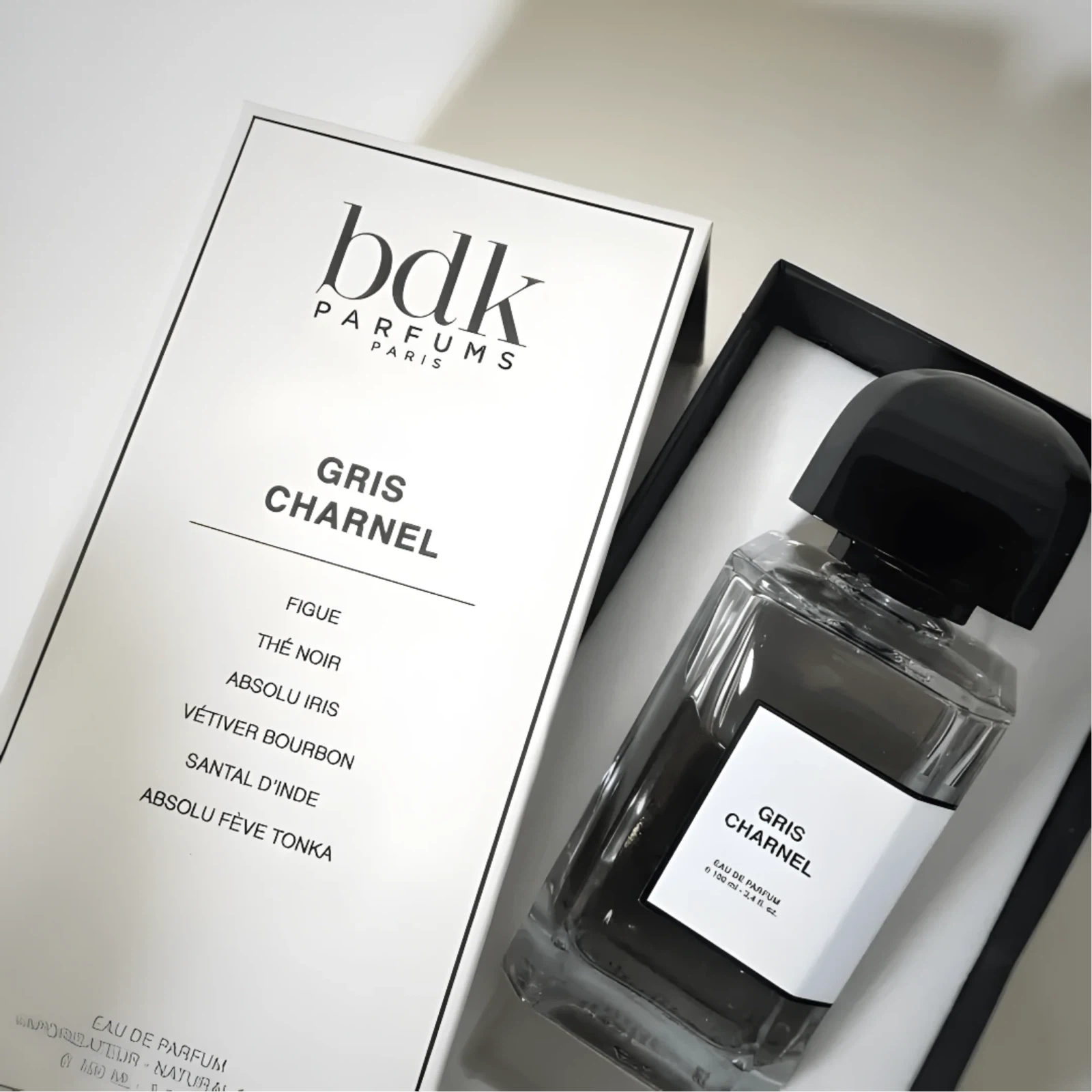 BDK Parfums Gris Charnel manufacturer bottle, linked from the supplied product catalogue.