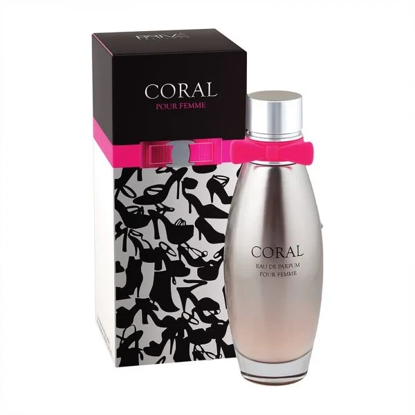 Prive Coral manufacturer bottle, linked from the supplied product catalogue.