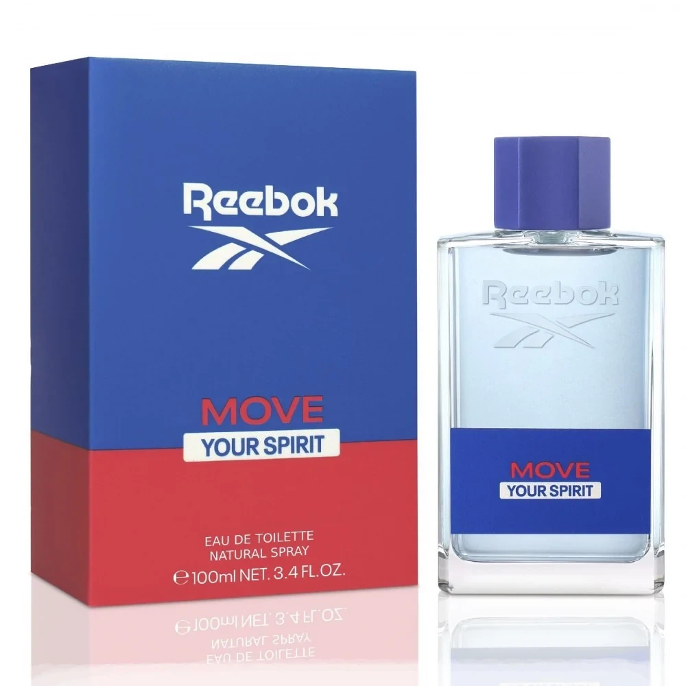 Reebok Move Your Spirit (Men) manufacturer bottle, linked from the supplied product catalogue.