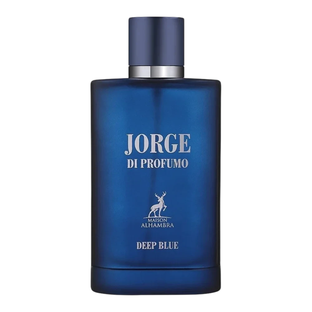 Maison Alhambra Jorge Di Profumo Deep Blue manufacturer bottle, linked from the supplied product catalogue.