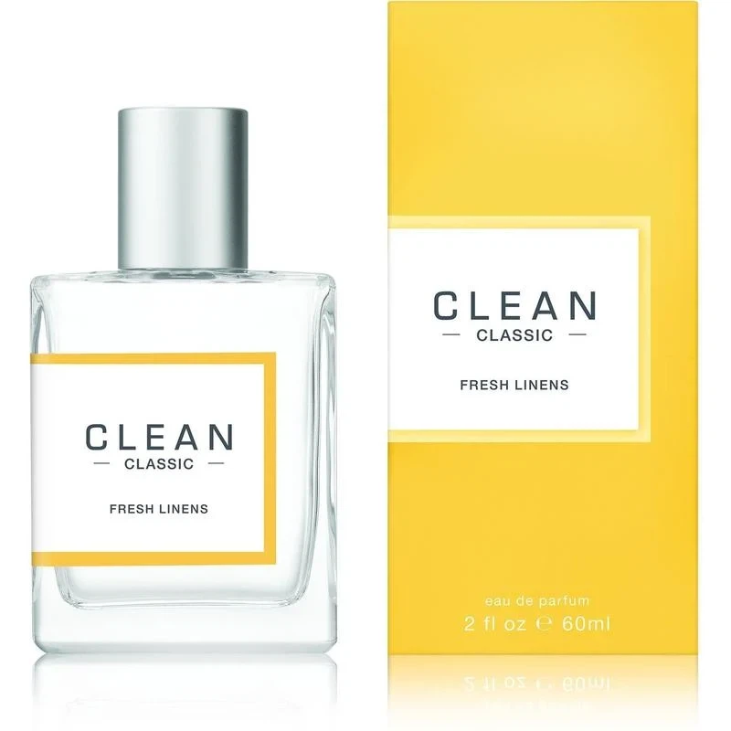 Clean FRESH LINENS manufacturer bottle, linked from the supplied product catalogue.