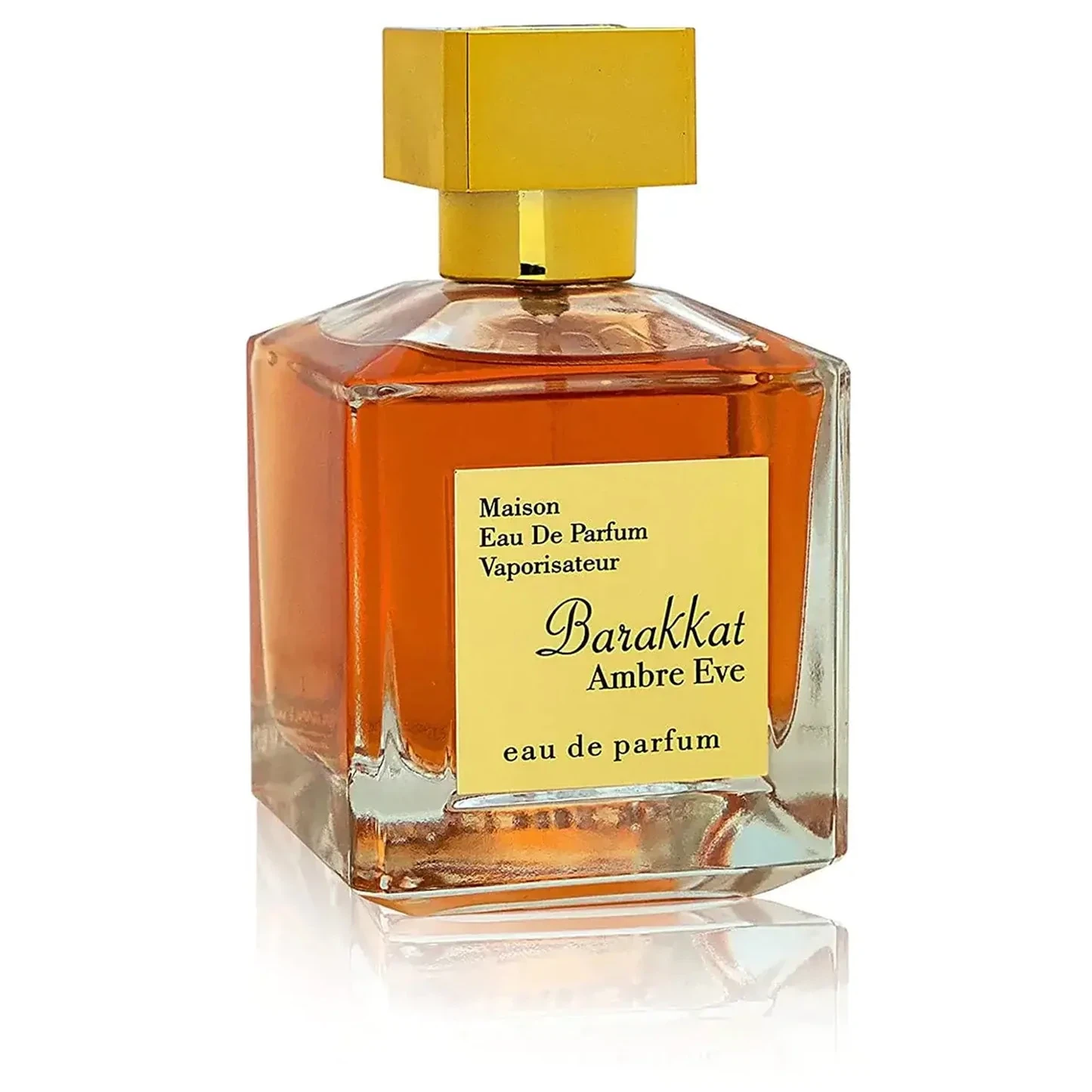 Fragrance World Barakkat Ambre Eve manufacturer bottle, linked from the supplied product catalogue.