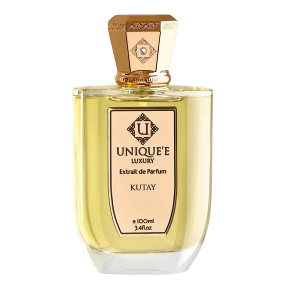 Unique'e Luxury Kutay Oriental Woody manufacturer bottle, linked from the supplied product catalogue.
