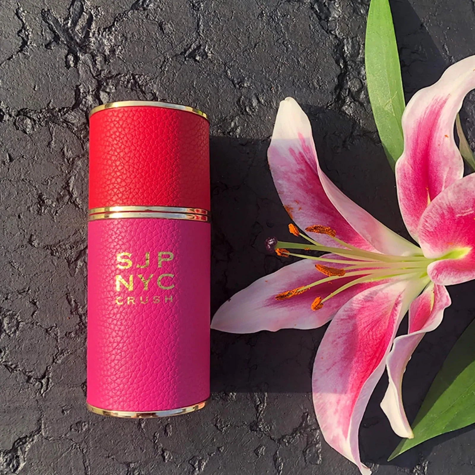 Sarah Jessica Parker SJP NYC Crush manufacturer bottle, linked from the supplied product catalogue.