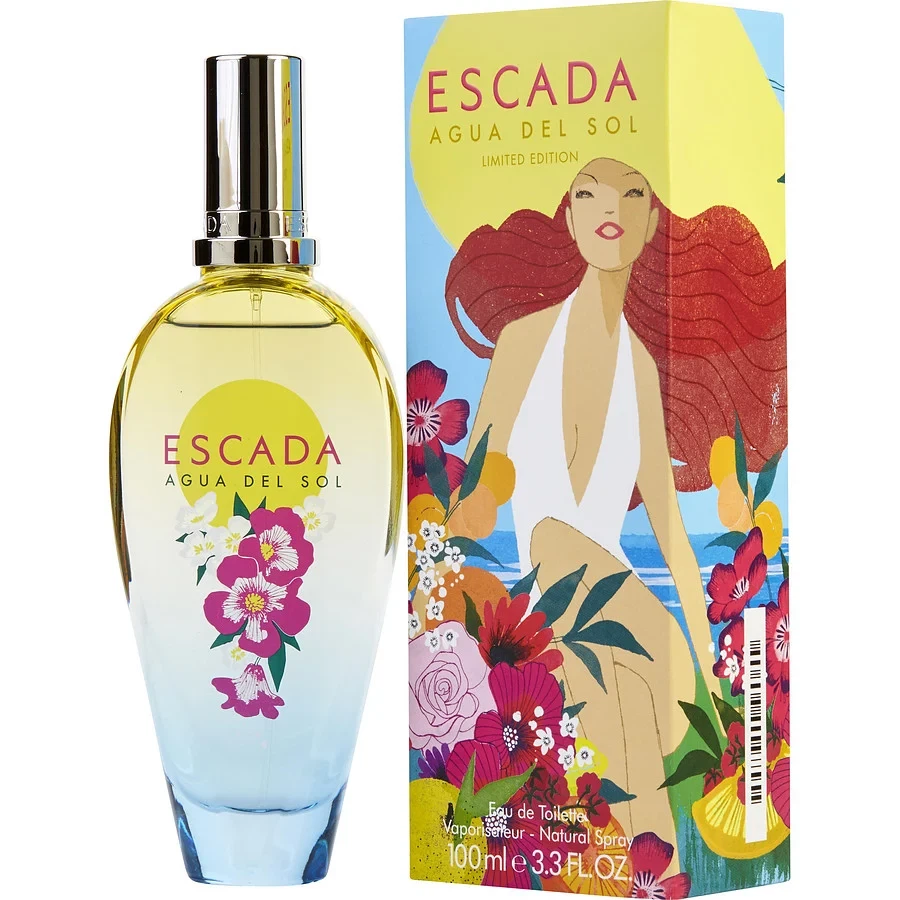 Escada AGUA DEL SOL LIMITED EDITION manufacturer bottle, linked from the supplied product catalogue.