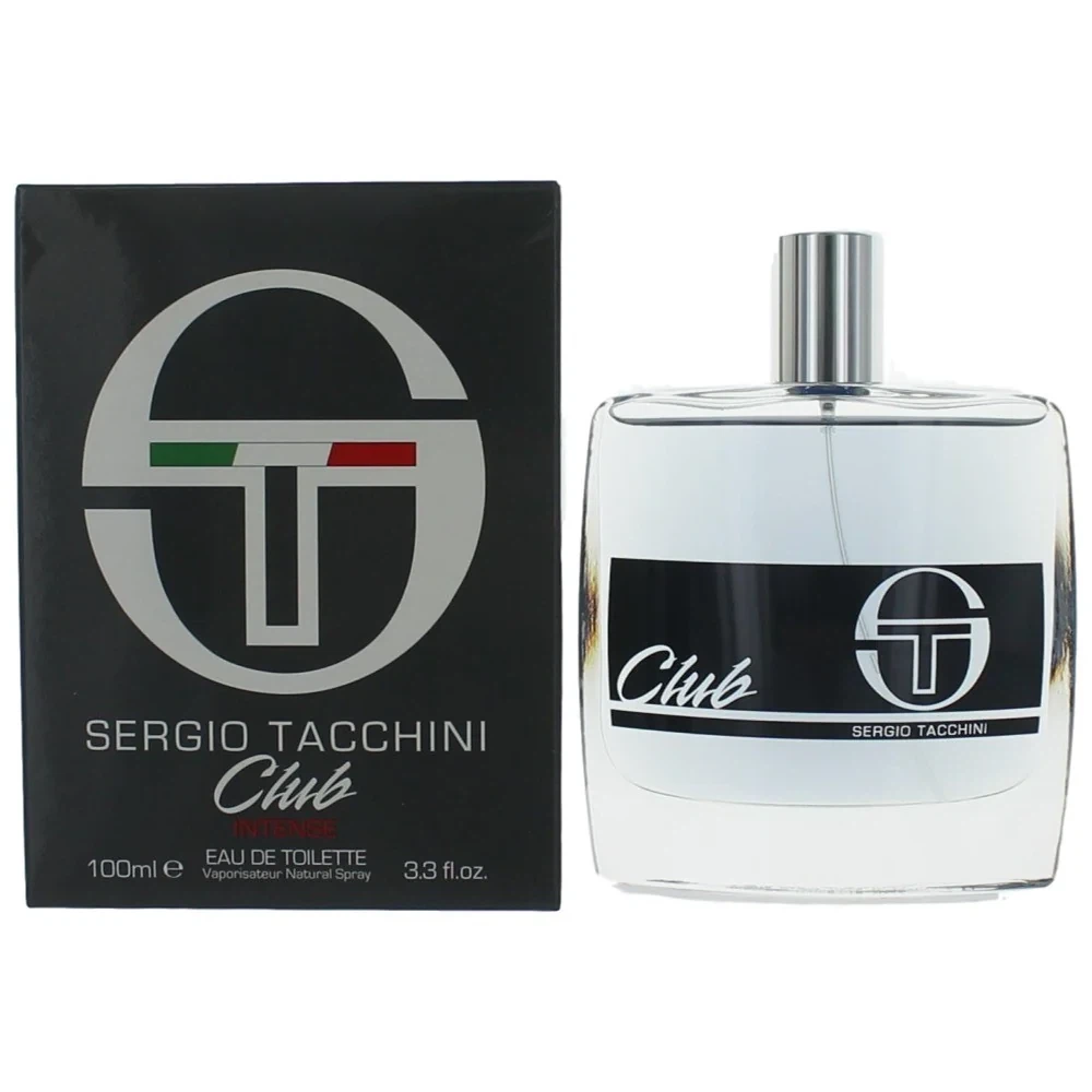 Sergio Tacchini Club Intense manufacturer bottle, linked from the supplied product catalogue.
