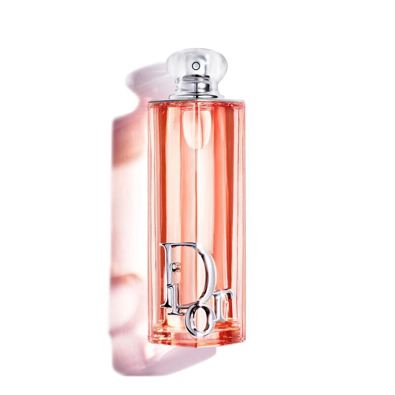 Christian Dior Addict Peachy Glow manufacturer bottle, linked from the supplied product catalogue.