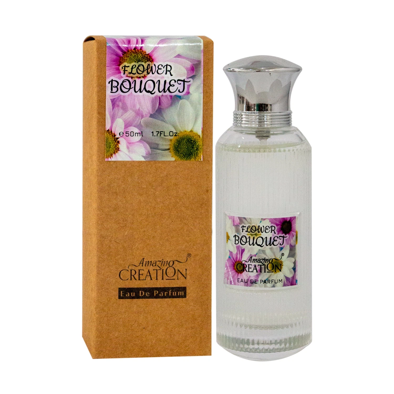 Scent Magic Flower Bouquet manufacturer bottle, linked from the supplied product catalogue.