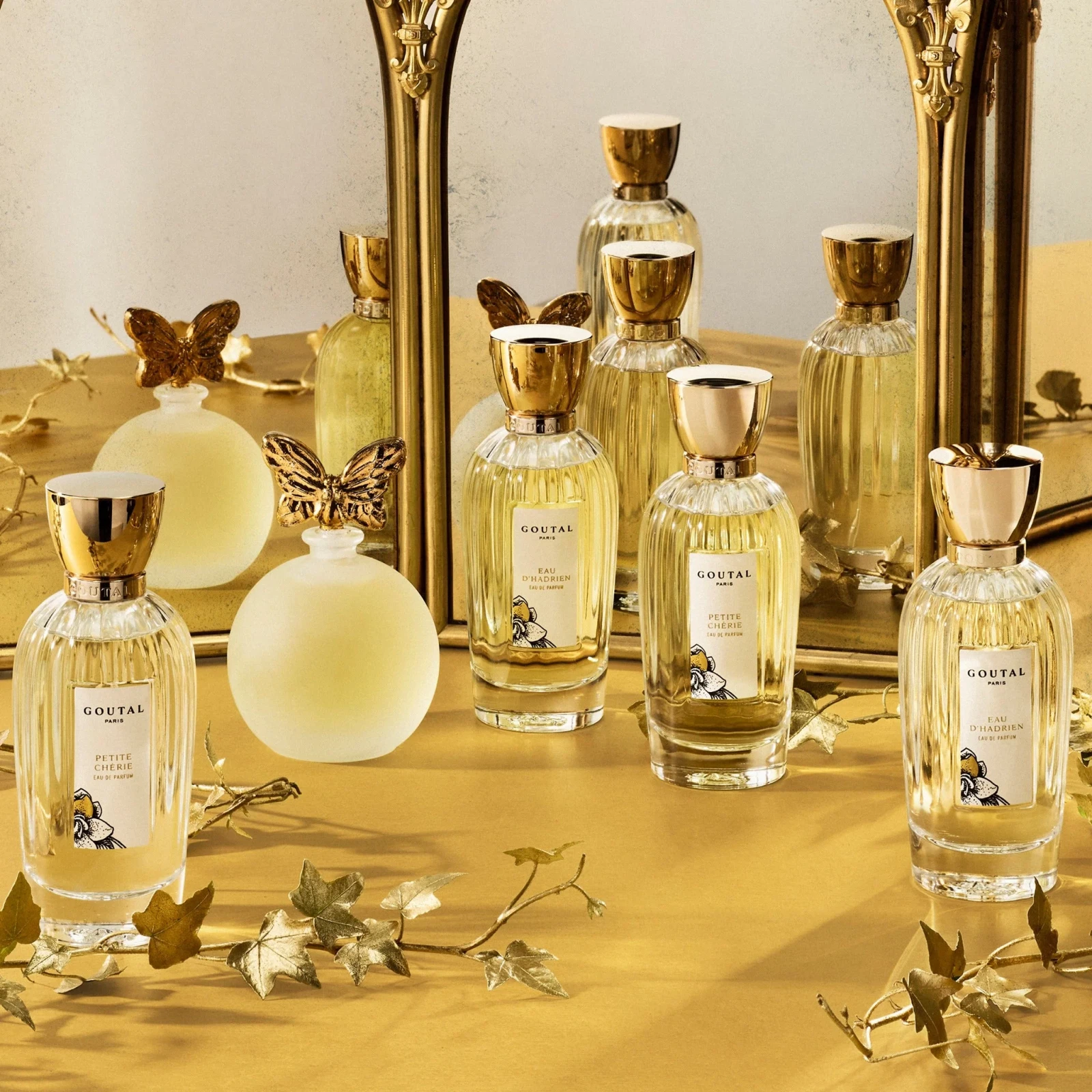Goutal Eau D'Hadrien Boule Papillon manufacturer bottle, linked from the supplied product catalogue.