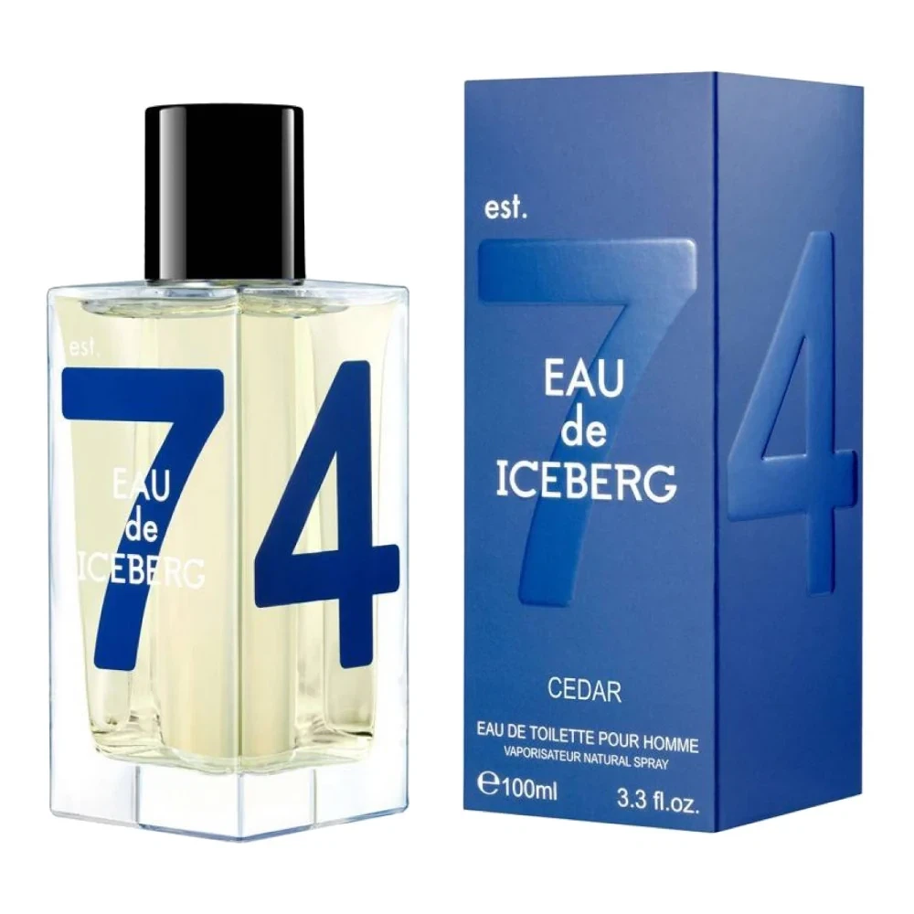 Iceberg Eau De Iceberg 74 Cedar For Him manufacturer bottle, linked from the supplied product catalogue.