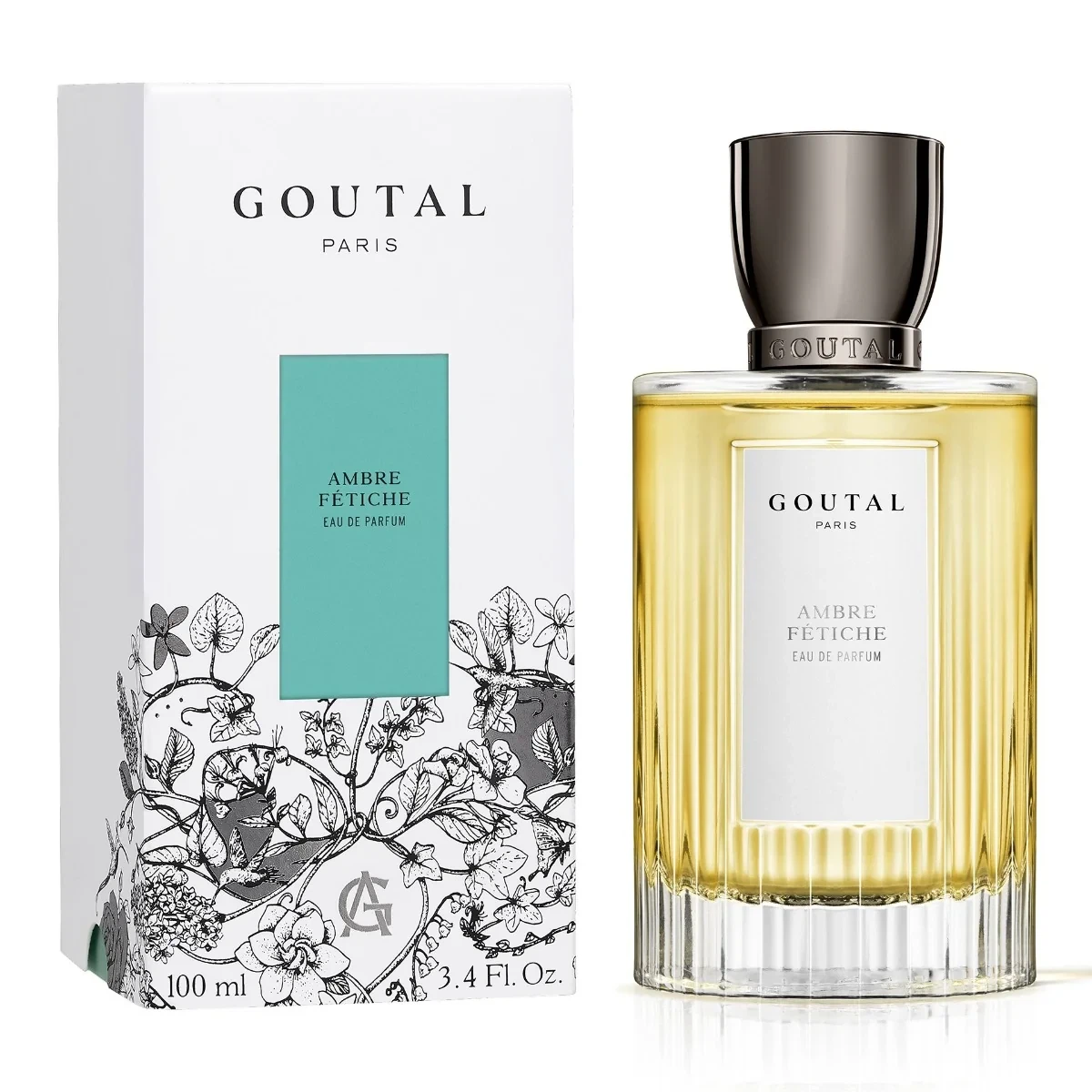 Goutal Ambre Fetiche manufacturer bottle, linked from the supplied product catalogue.