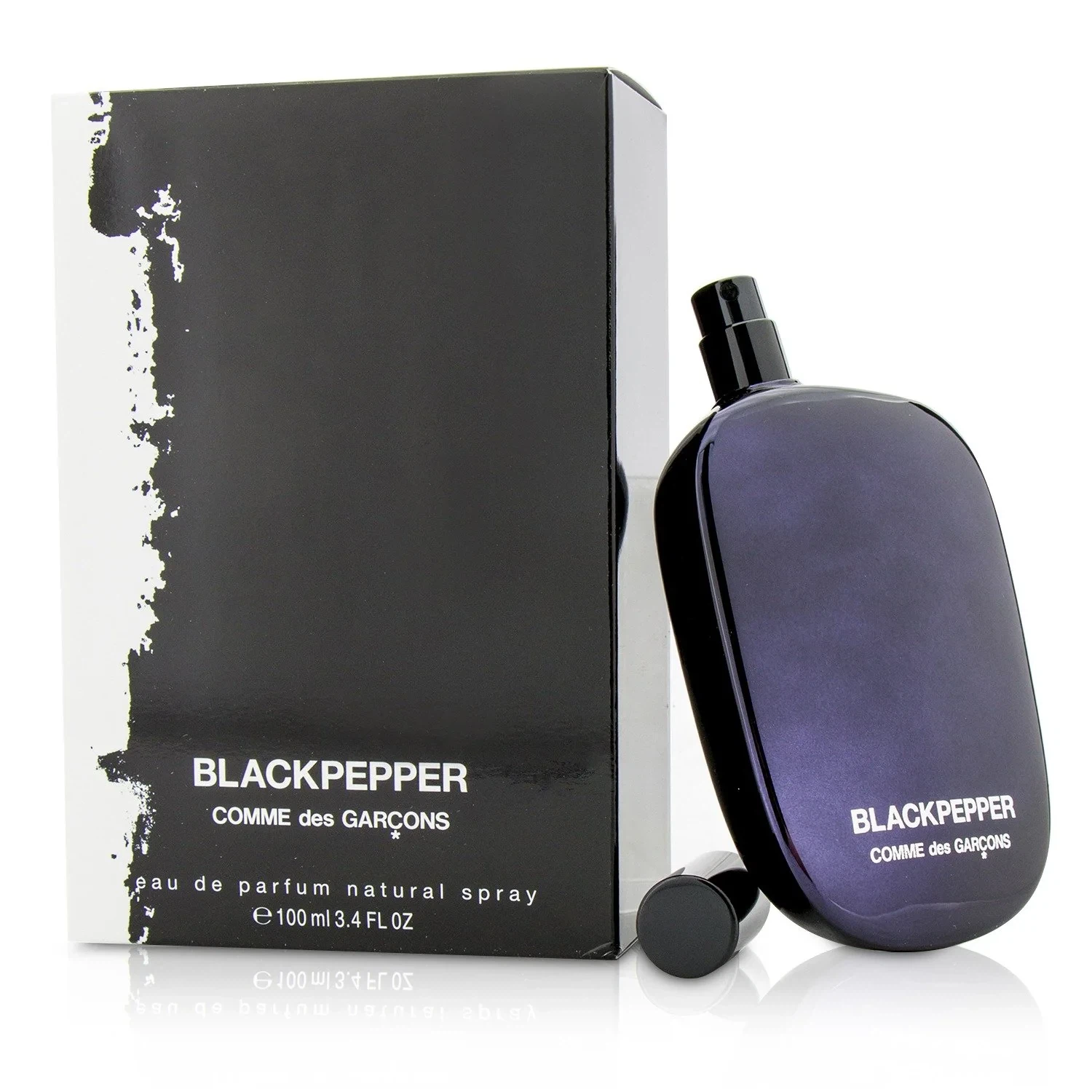 COMME des GARÇONS Blackpepper manufacturer bottle, linked from the supplied product catalogue.