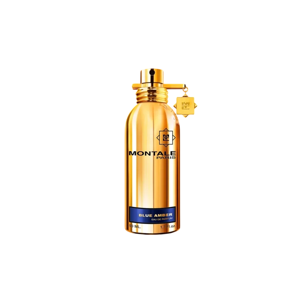 Montale Blue Amber Oriental Spicy manufacturer bottle, linked from the supplied product catalogue.