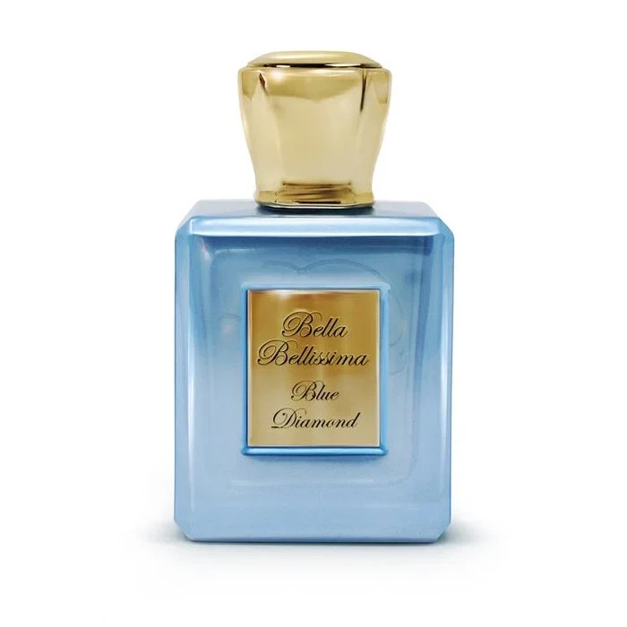 Bella Bellissima Essence Of Oud Blue Diamond Parfum manufacturer bottle, linked from the supplied product catalogue.