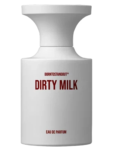 Borntostandout Dirty Milk Gourmand manufacturer bottle, linked from the supplied product catalogue.