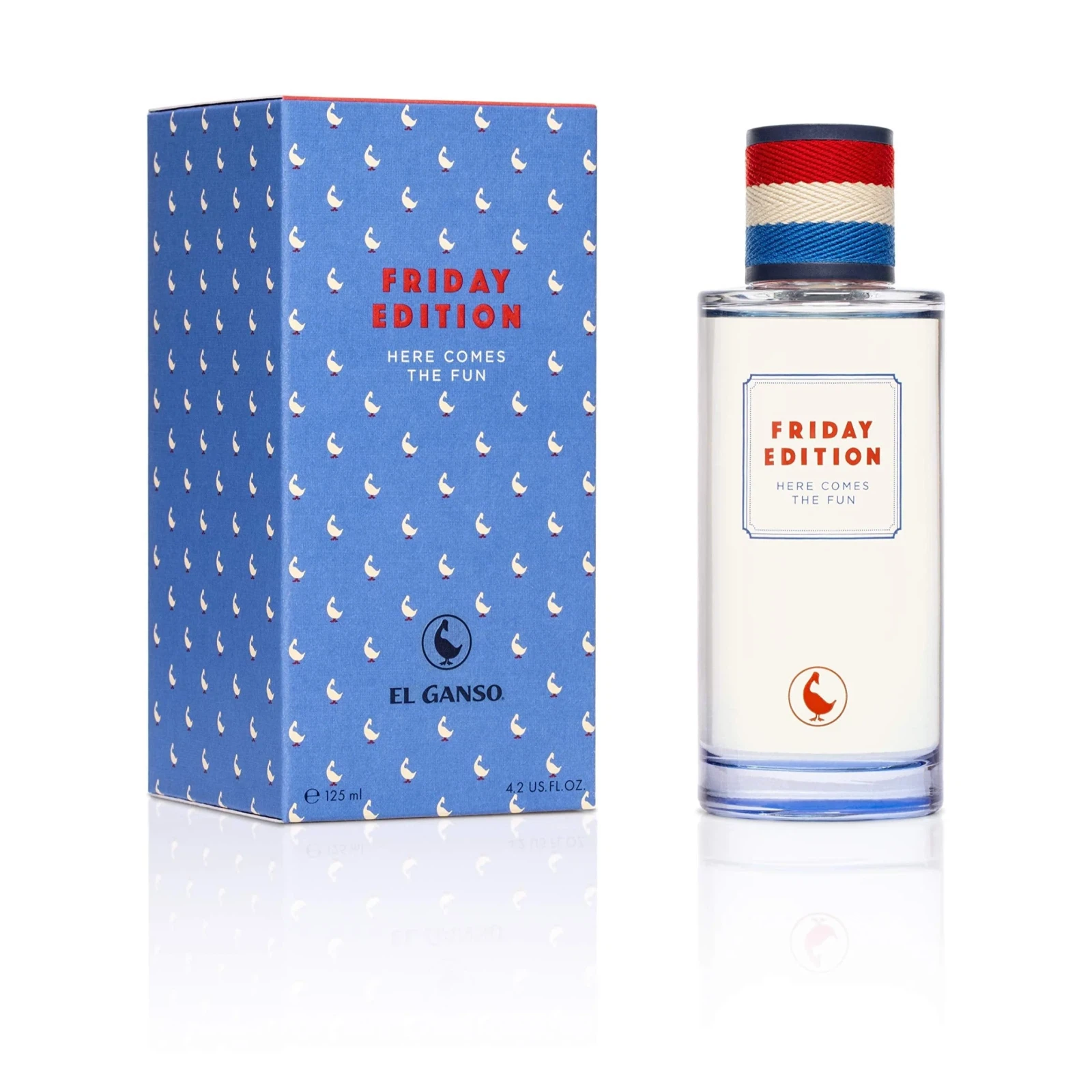 El Ganso Friday Edition manufacturer bottle, linked from the supplied product catalogue.