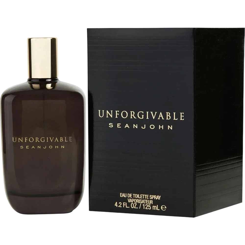 Sean John Unforgivable manufacturer bottle, linked from the supplied product catalogue.