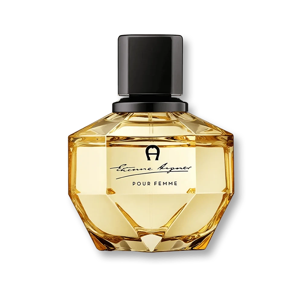 Aigner Etienne Pour Femme manufacturer bottle, linked from the supplied product catalogue.