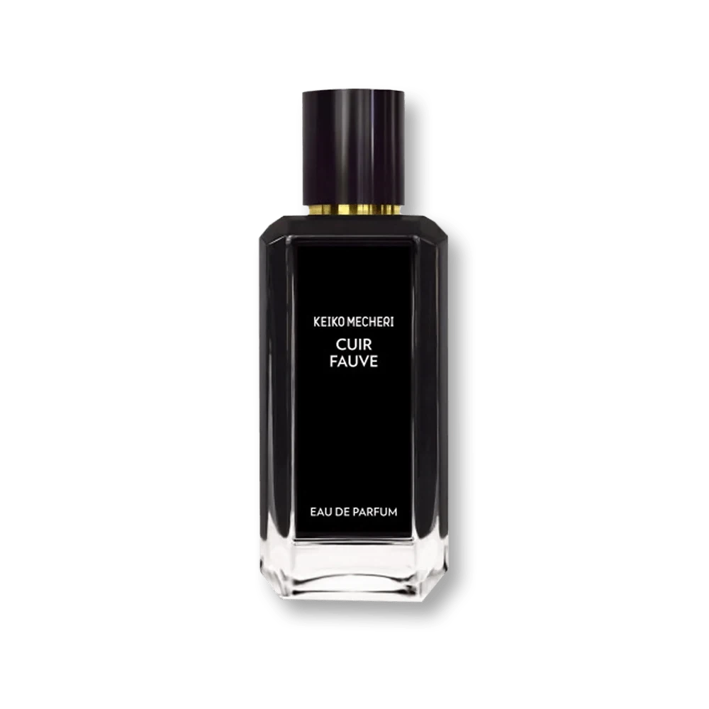 Keiko Mecheri Cuir Fauve manufacturer bottle, linked from the supplied product catalogue.