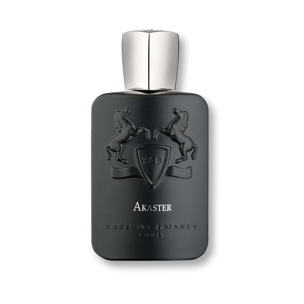 Parfums de Marly Akaster manufacturer bottle, linked from the supplied product catalogue.