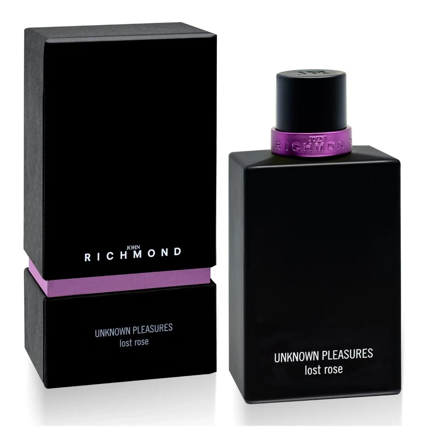 John Richmond Man Unknown Pleasures Lost Rose manufacturer bottle, linked from the supplied product catalogue.