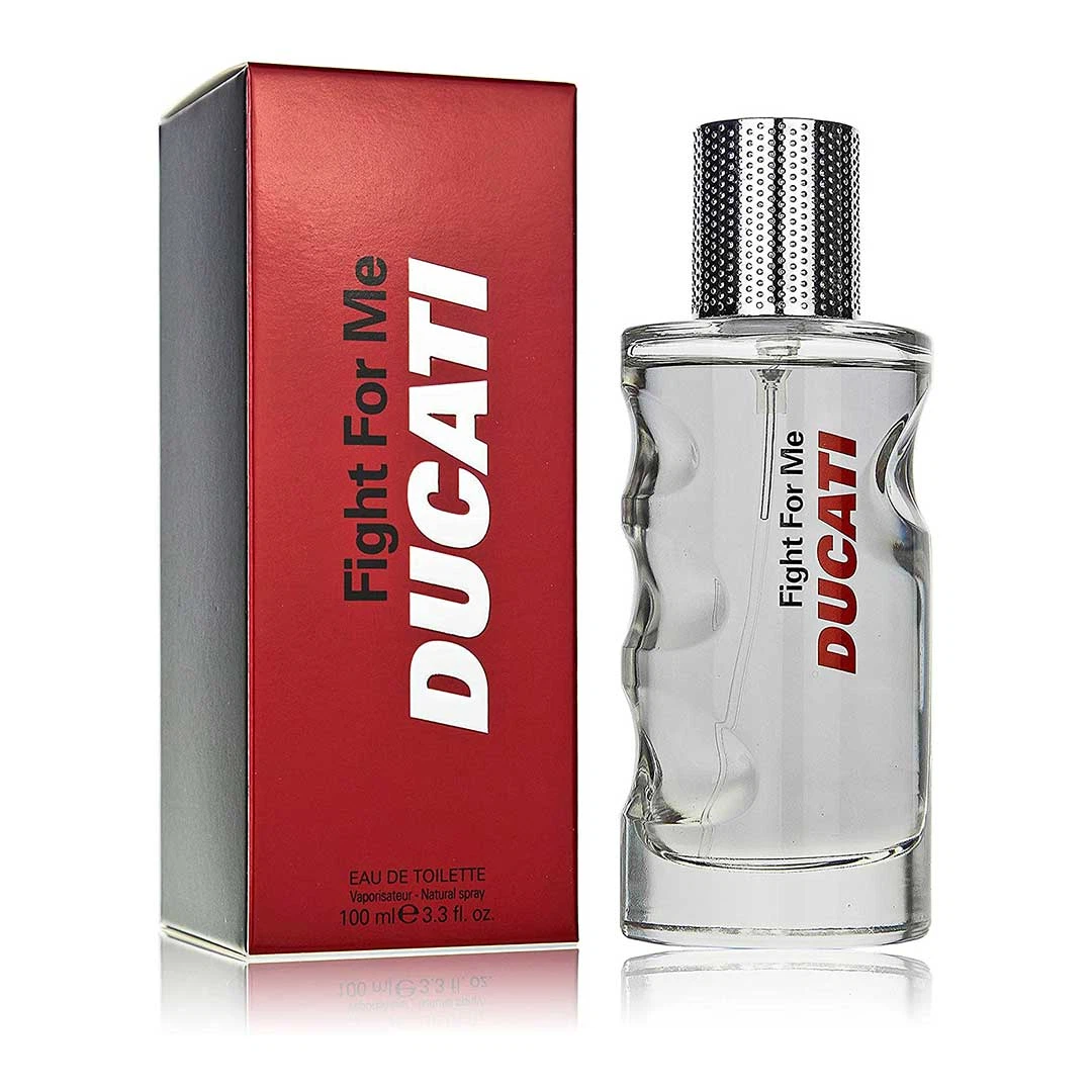 Ducati Fight For Me manufacturer bottle, linked from the supplied product catalogue.