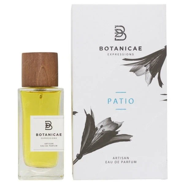 Botanicae PATIO manufacturer bottle, linked from the supplied product catalogue.