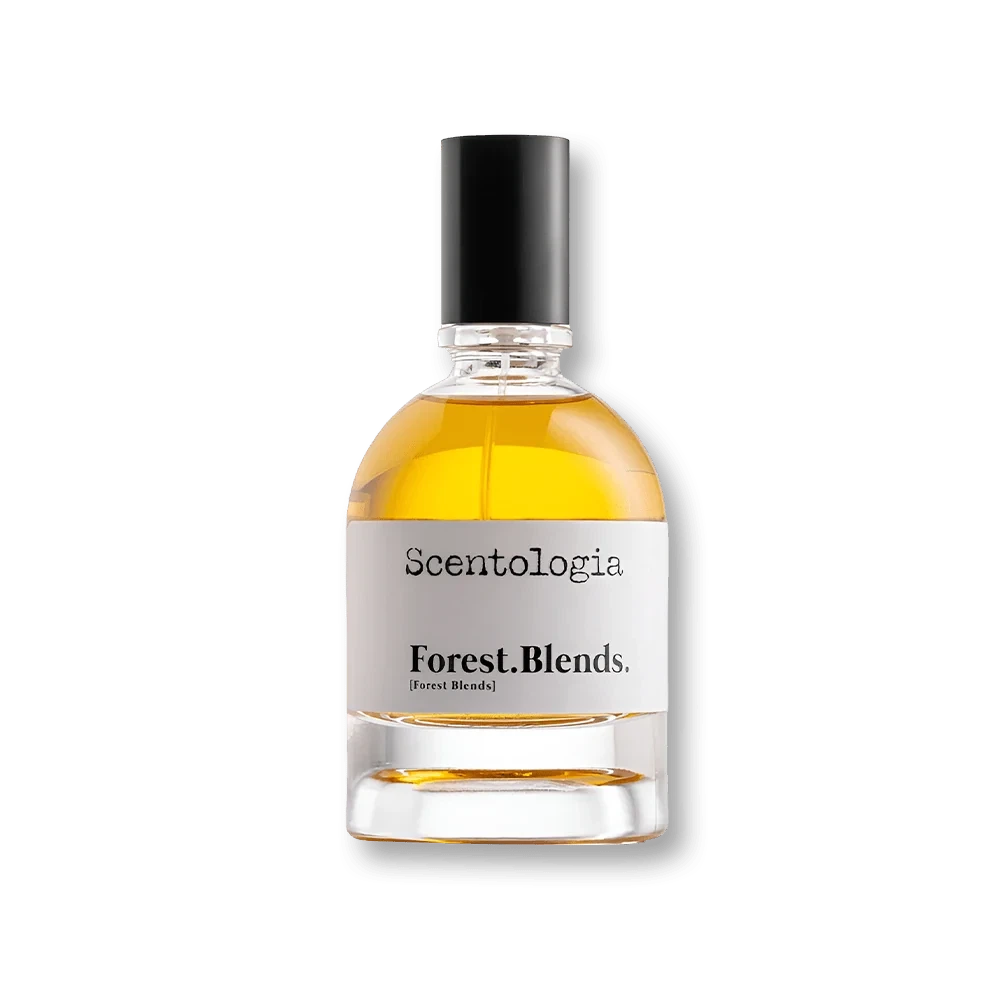 Scentologia Forest Blends manufacturer bottle, linked from the supplied product catalogue.