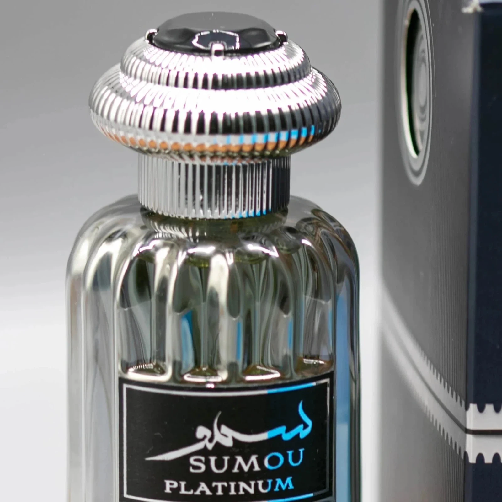 Lattafa Sumou Platinum manufacturer bottle, linked from the supplied product catalogue.