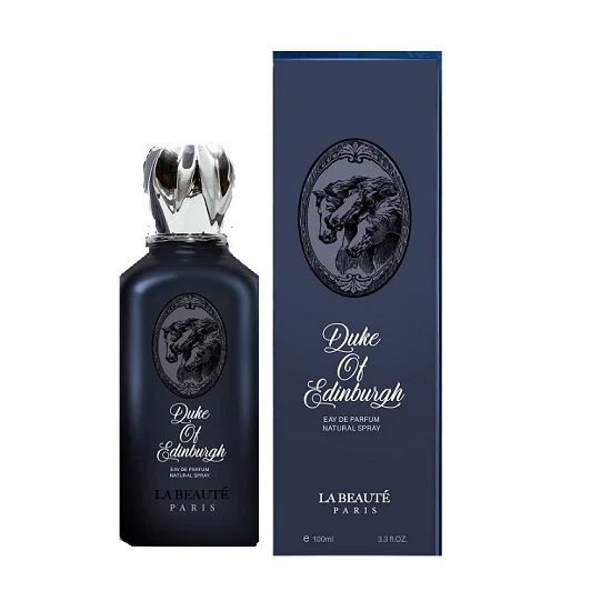 La Beaute Duke of Edinburgh manufacturer bottle, linked from the supplied product catalogue.