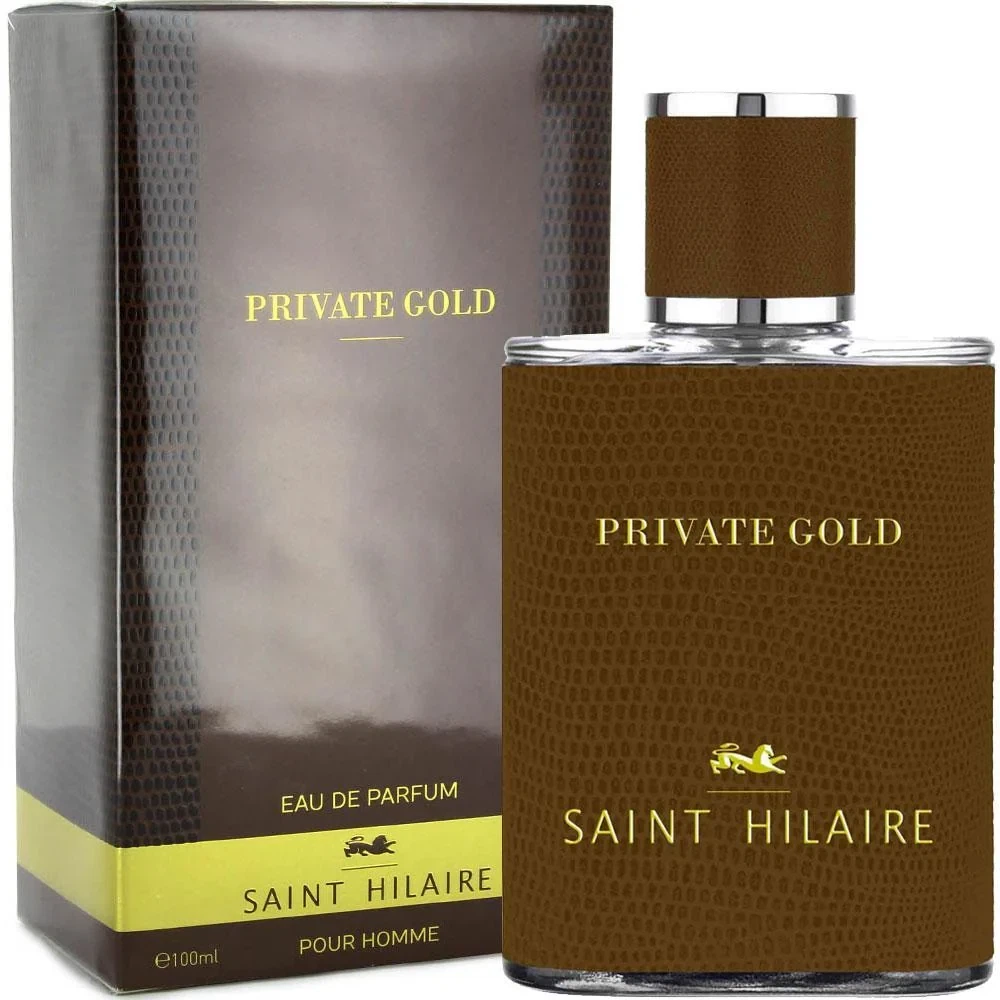 Saint Hilaire Private Gold Pour Homme manufacturer bottle, linked from the supplied product catalogue.