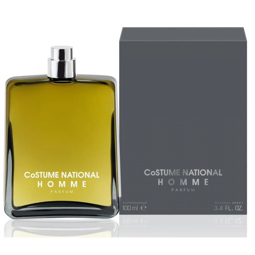 Costume National Homme Parfum manufacturer bottle, linked from the supplied product catalogue.