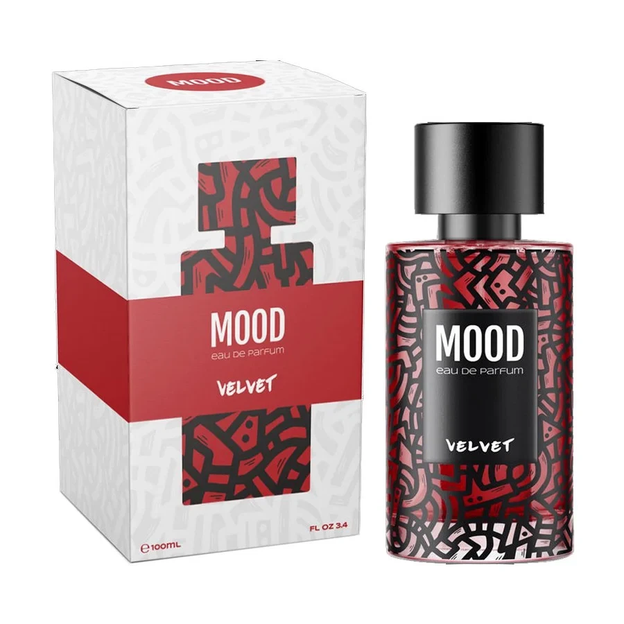 Mood Velvet manufacturer bottle, linked from the supplied product catalogue.