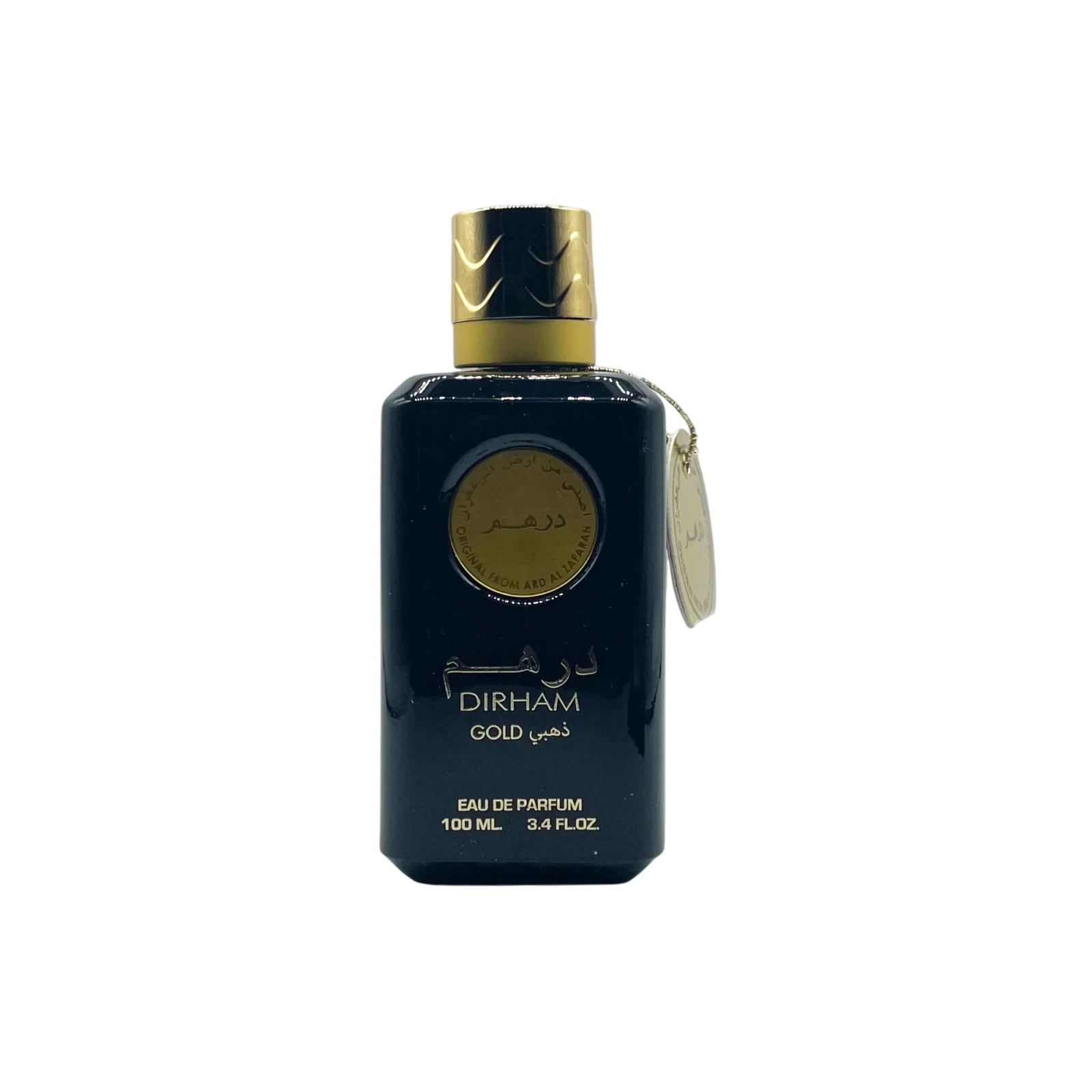 Ard Al Zaafaran Ard Al Zafraan Dirham Gold Spray manufacturer bottle, linked from the supplied product catalogue.