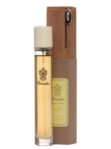 Pineider Colonia Ambrata manufacturer bottle, linked from the supplied product catalogue.