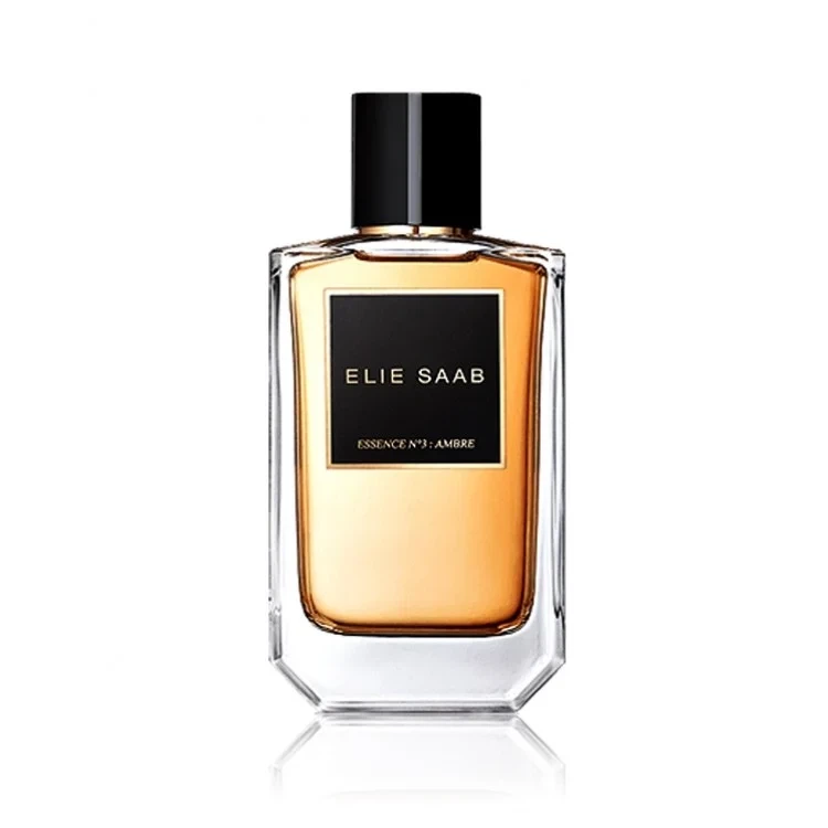 Elie Saab Essence No.3 Ambre Essence De Parfum manufacturer bottle, linked from the supplied product catalogue.