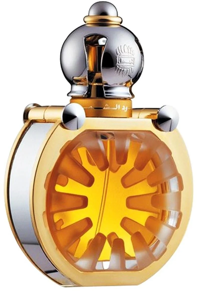 Ajmal Dahn Al Oud Shams manufacturer bottle, linked from the supplied product catalogue.