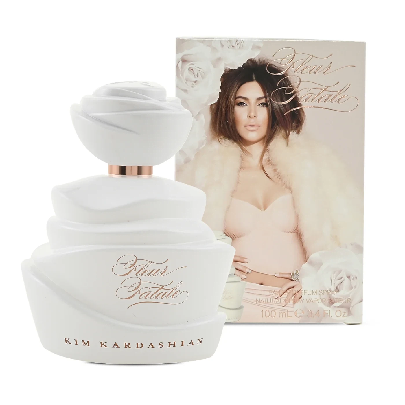 Kim Kardashian Fleur Fatale manufacturer bottle, linked from the supplied product catalogue.