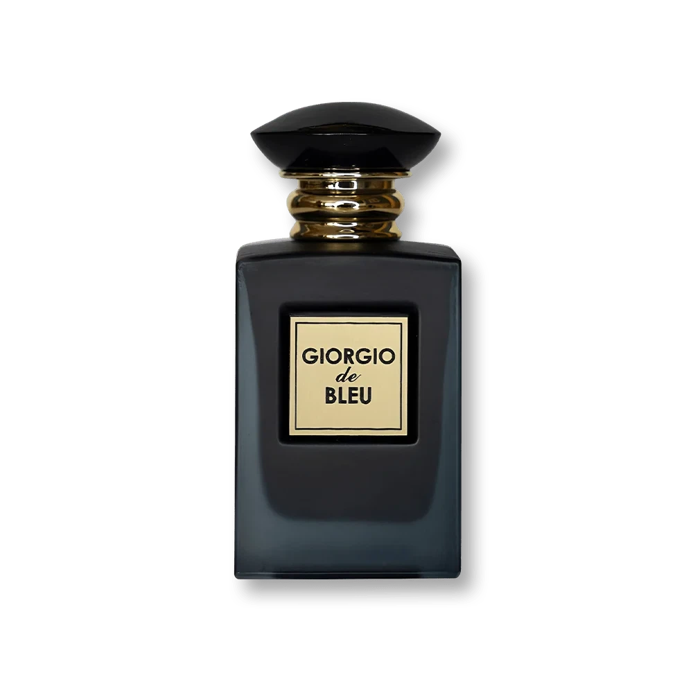 Giorgio De Blue manufacturer bottle, linked from the supplied product catalogue.