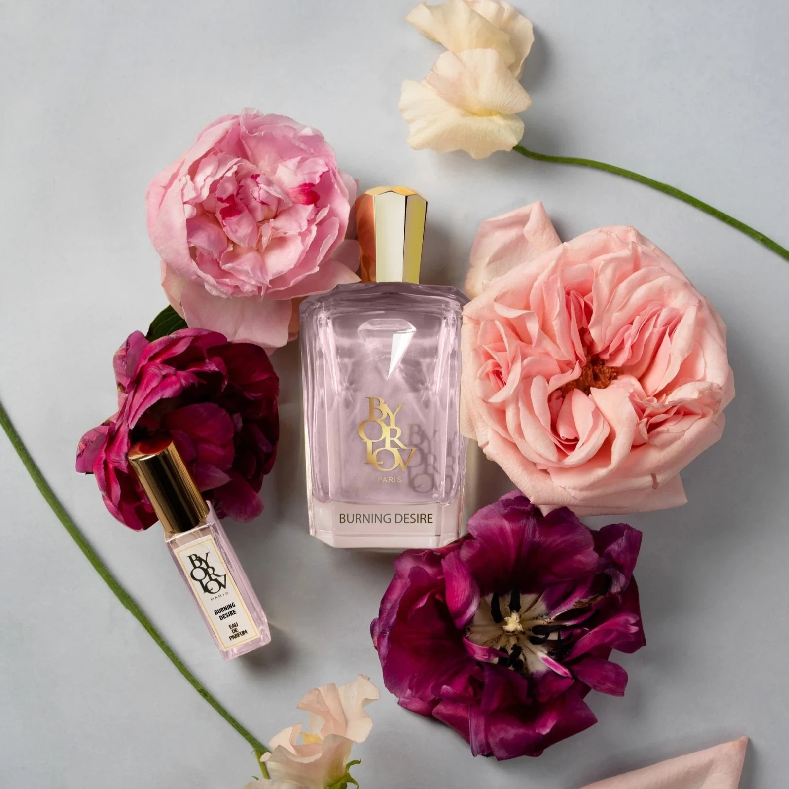 Orlov Paris Burning Desire manufacturer bottle, linked from the supplied product catalogue.